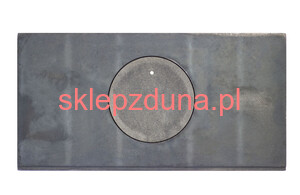 Płyta żeliwna (63 x 31,5 cm)  1-otworowa K (Kod.663) 